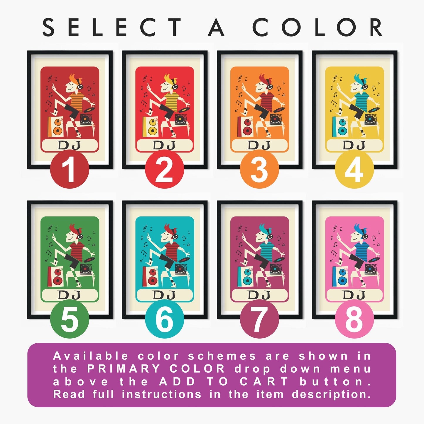 DJ Poster Gift for Boyfriend, Techno Music Gift for DJ, Funny Gift Geek Nostalgia