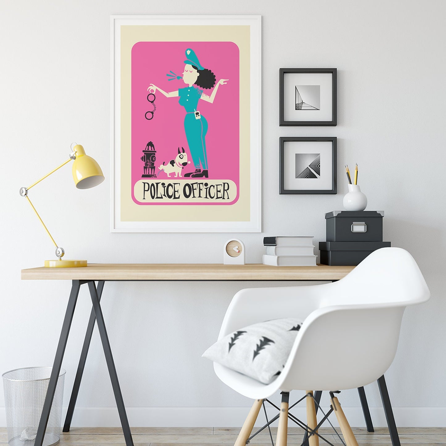 Gift For Police Officer Poster, Police Department Presents, Mother Coworker Daughter NYPD