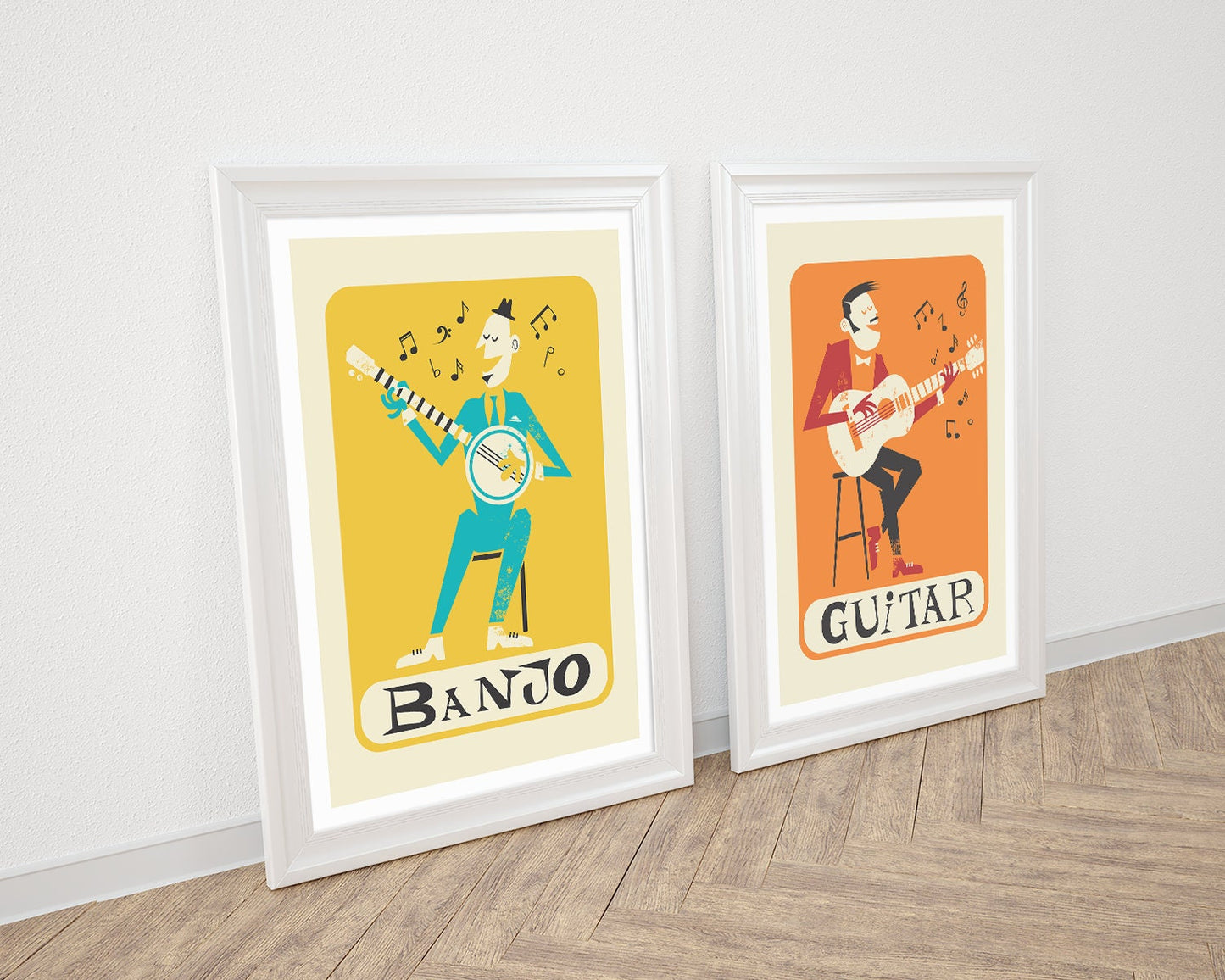 Mix and Match Gift, Music Set of 2 Prints