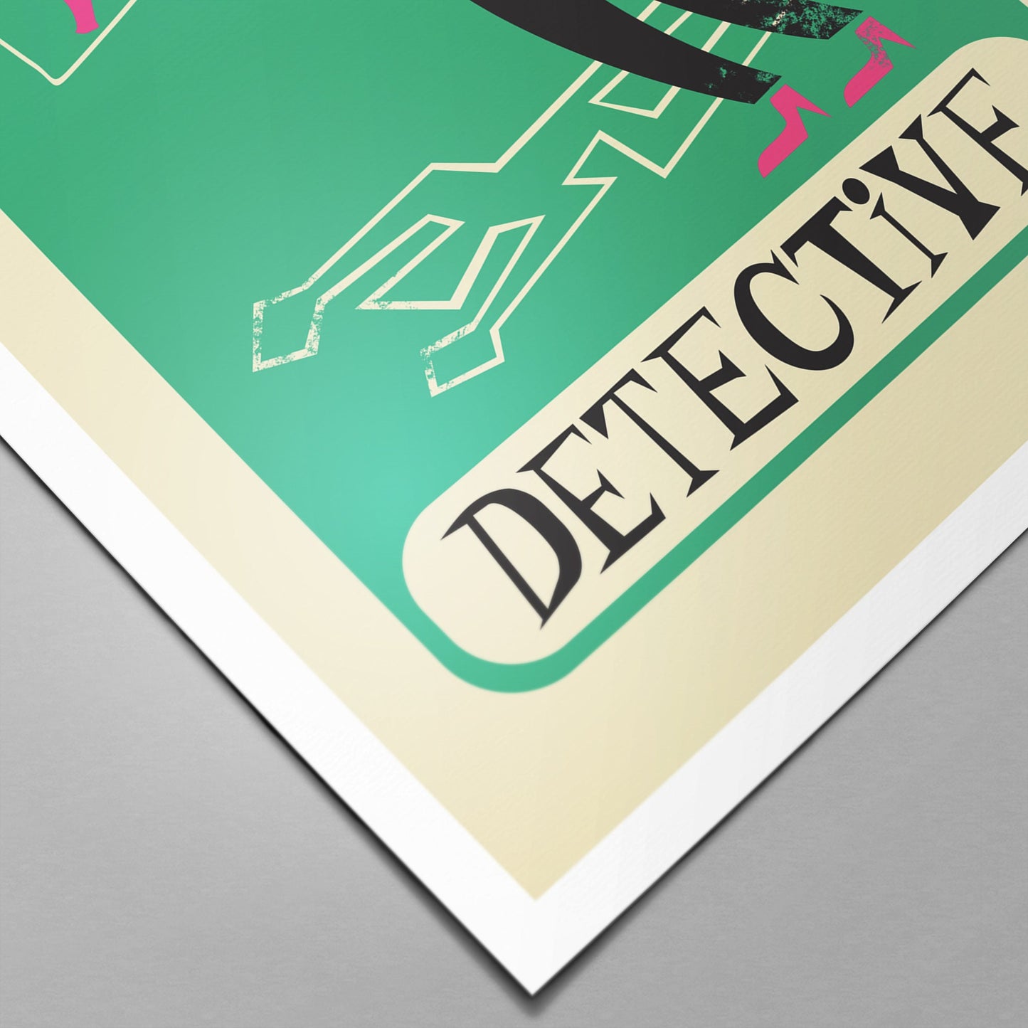 Best Detective Gift, Wife Mother Coworker Daughter Gift Poster, Private investigator Cartoon