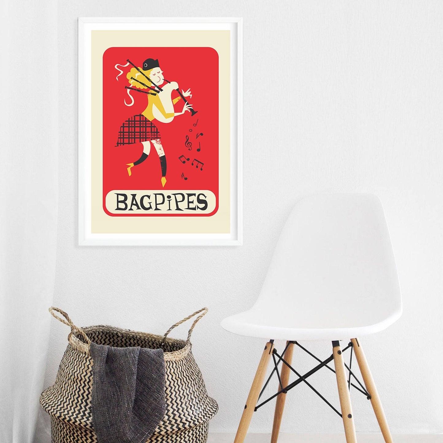Musician Funny Bagpipes Gift, Music Student Gift, Scottish Pop Culture
