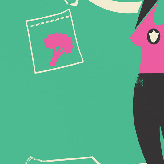 Best Detective Gift, Wife Mother Coworker Daughter Gift Poster, Private investigator Cartoon