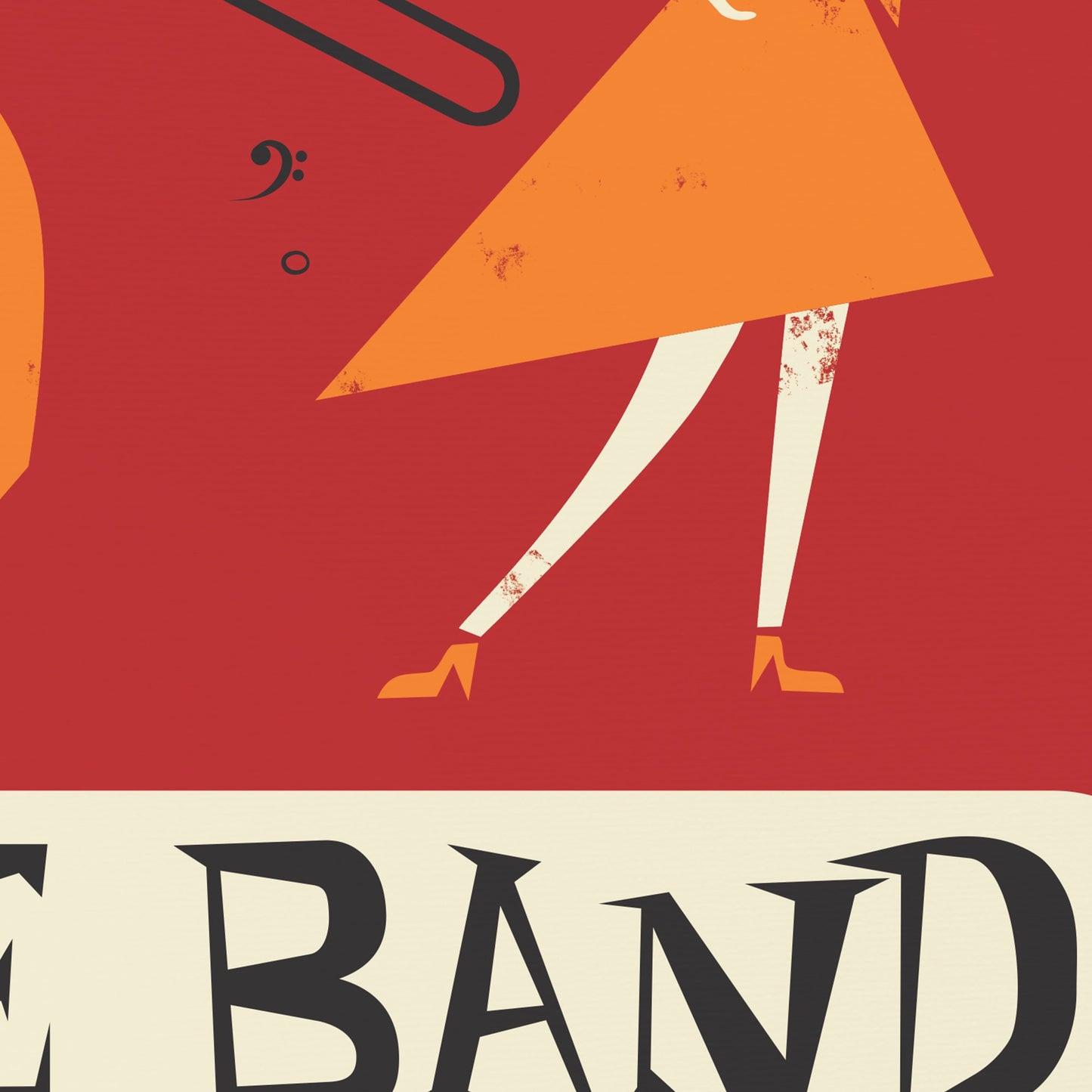 Classic Music Band Print, Choose Your Colors, Cello Trombone Violin