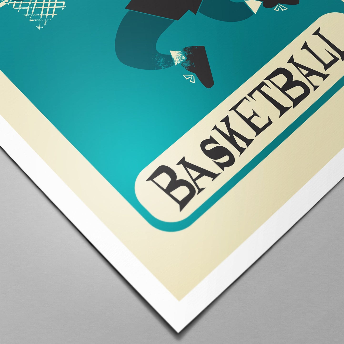 Personalized Basketball Poster, Male Boy Sports Gift Basketball, Man Cave, Teen Room Wall Art