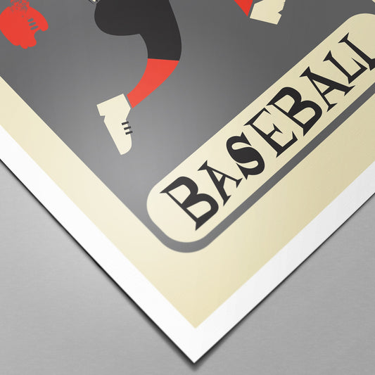 Baseball Pitcher Girl Print, Personalized Choose Colors Change Text, Funny Softball Teammate Birthday Gift