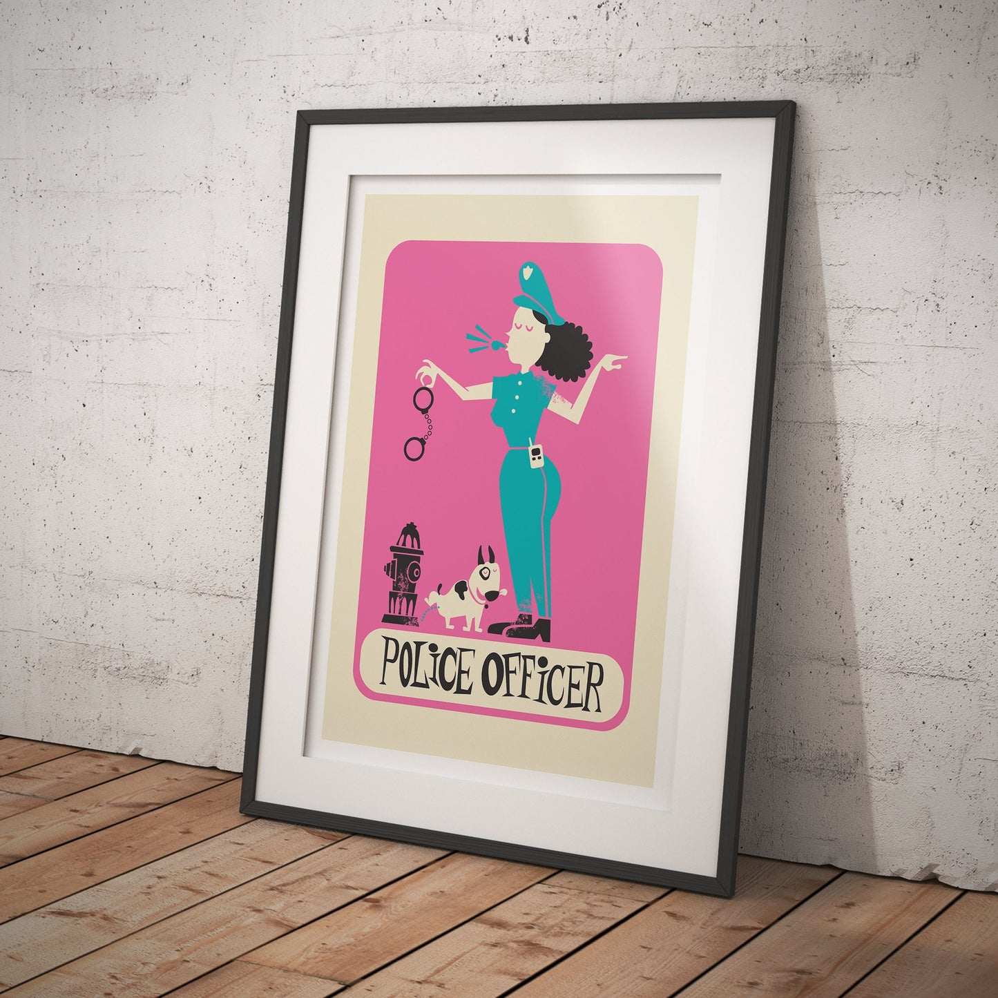 Gift For Police Officer Poster, Police Department Presents, Mother Coworker Daughter NYPD