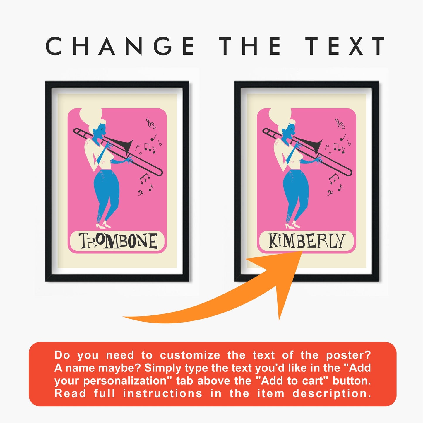 Mix and Match Gift, Music Set of 2 Prints