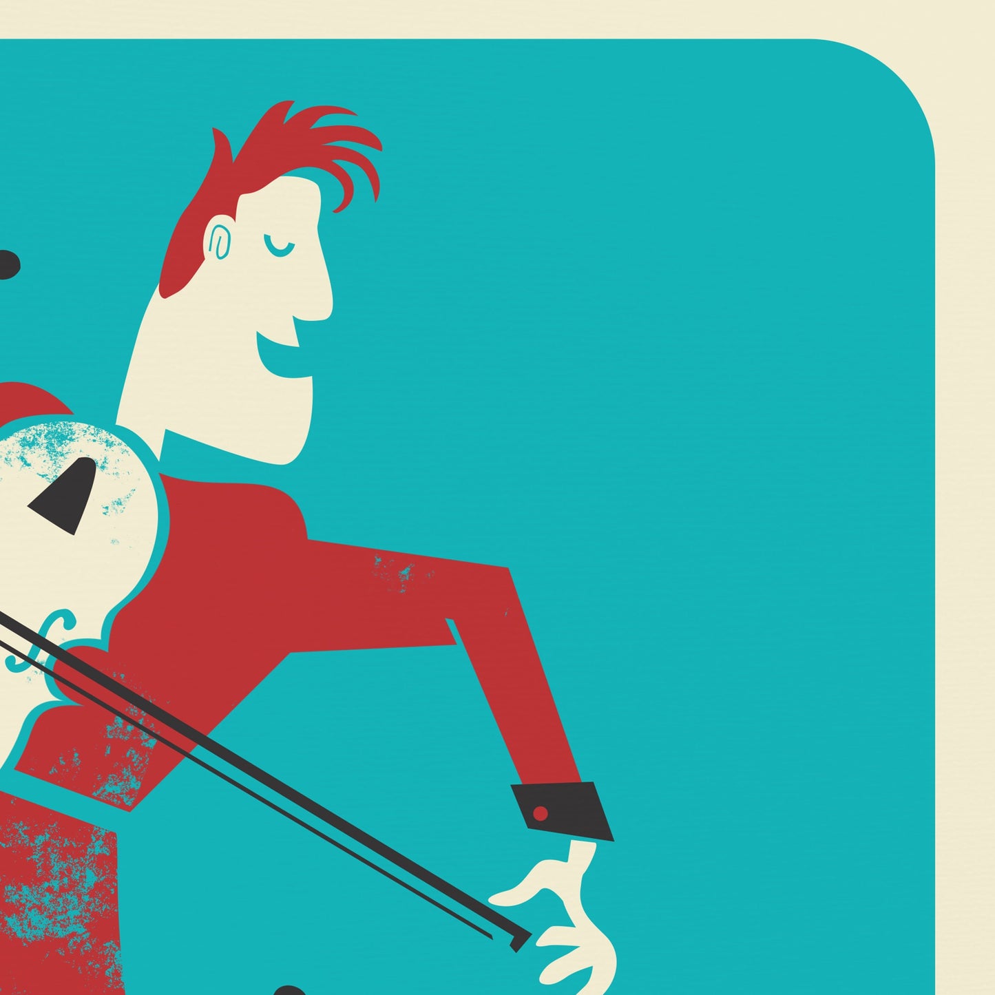 Viola And Violin Posters, Pick Colors And Add Your Favourite Text, Student BFF Gift