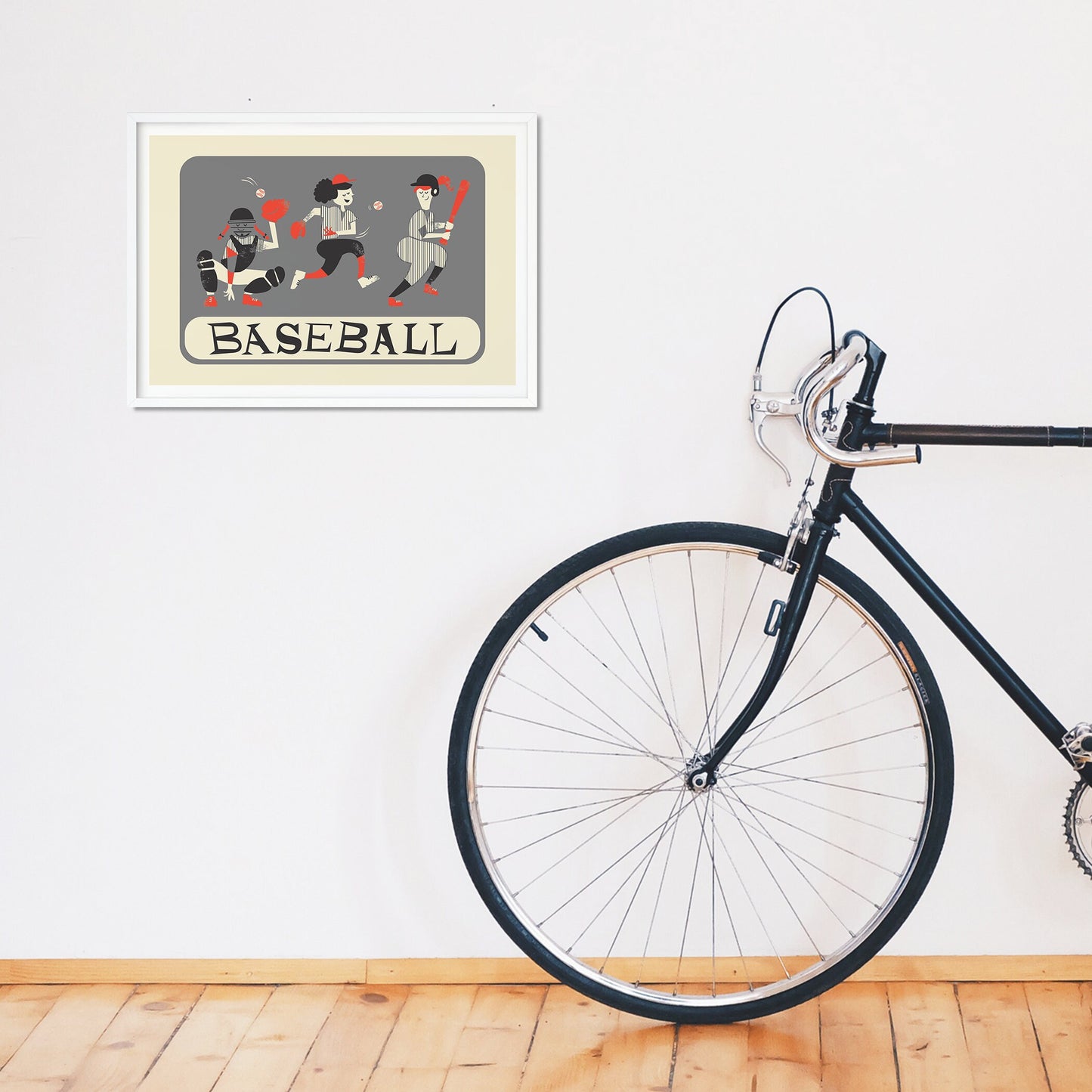 Baseball Team Poster, Softball Teammate Gift, Woman Empowerment Wall Art Decor