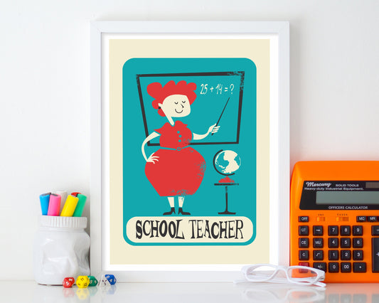 Teacher Appreciation Gift, Preschool Personalized Print For New Teacher