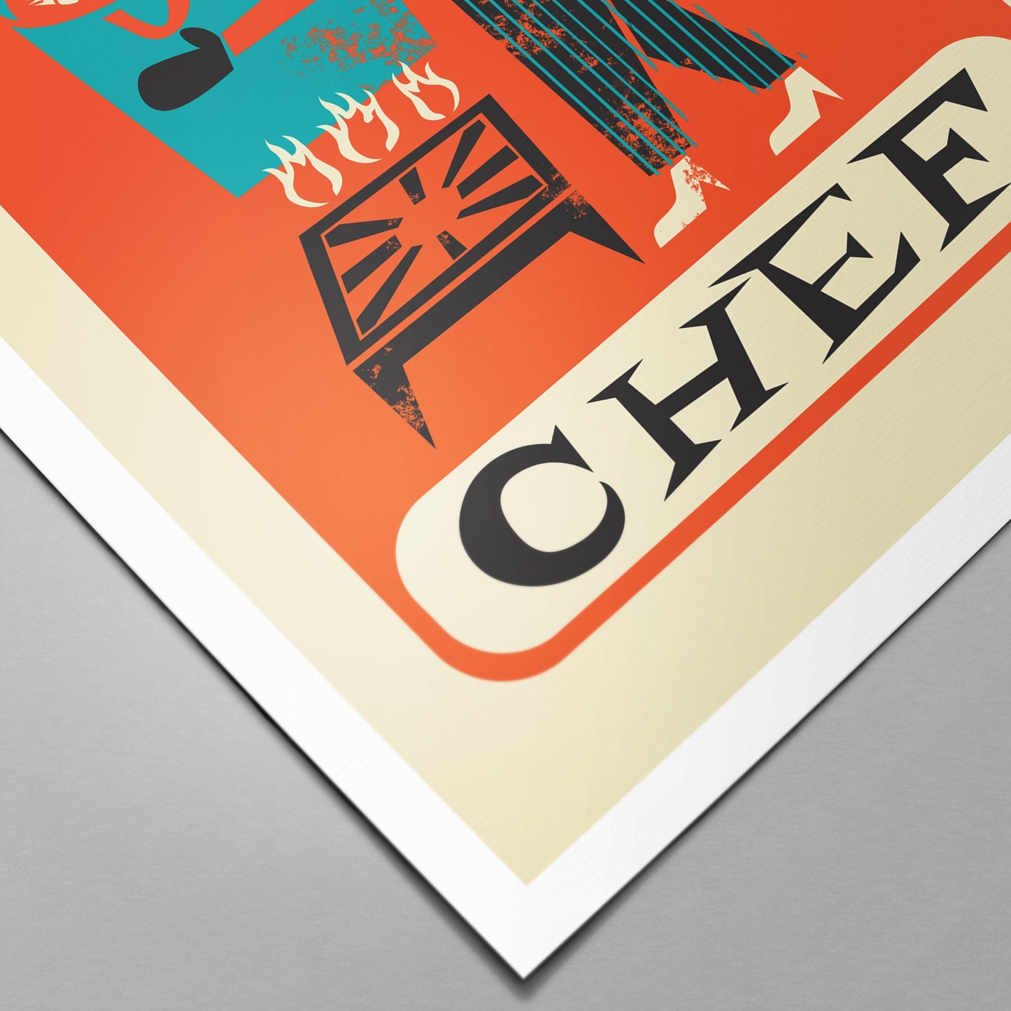 Gift For Chef, Vintage Style Funny Poster, Kitchen Wall Decor, Chef Baking Gifts