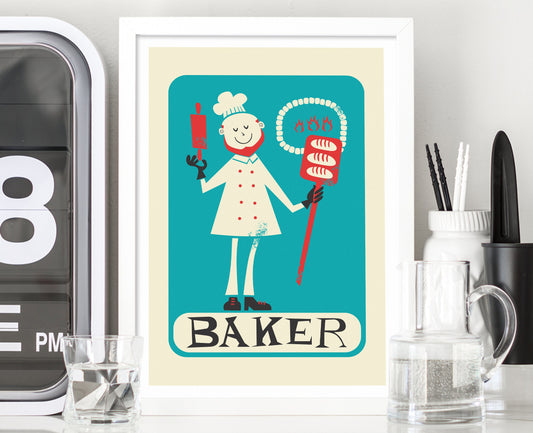 Gift For Baker, Pastry Chef Baking Gifts, Choose Your Colors, Gift for Cook Cooking