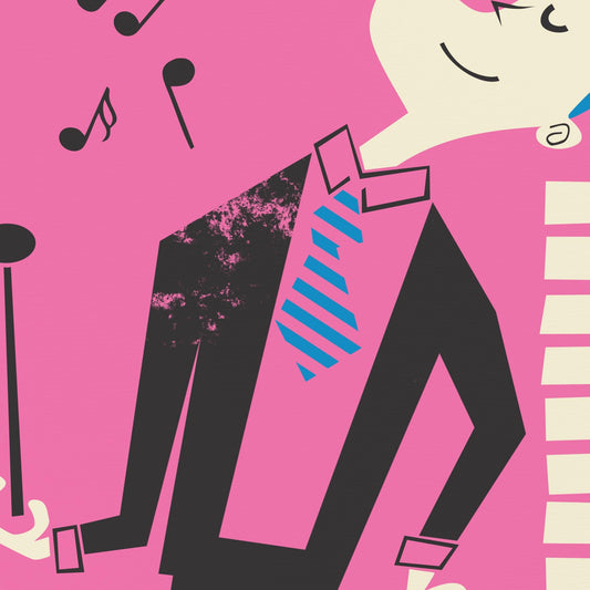 Unique Xylophone Poster, Valentine's Day Gift, Choose Your Colors, Nursery Decor Kids