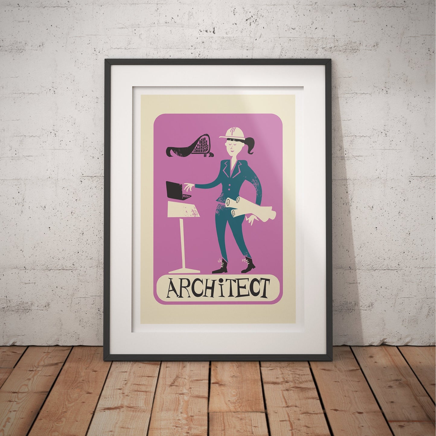 Architecture Poster, Building Designer Presents, Birthday Teacher Student