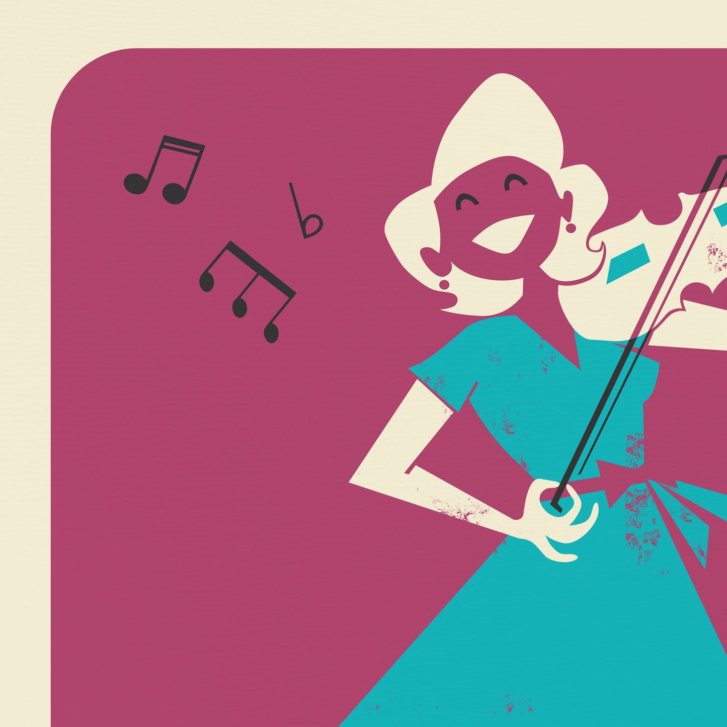 Viola And Violin Posters, Pick Colors And Add Your Favourite Text, Student BFF Gift